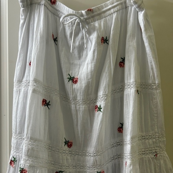 Free People Damson Madder Eden Floral Skirt Size 14 NWT - Picture 6 of 9